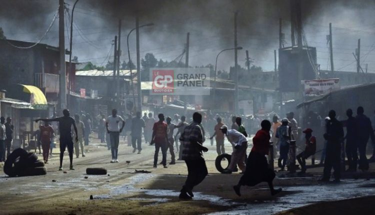 MANIFESTATION AU KENYA